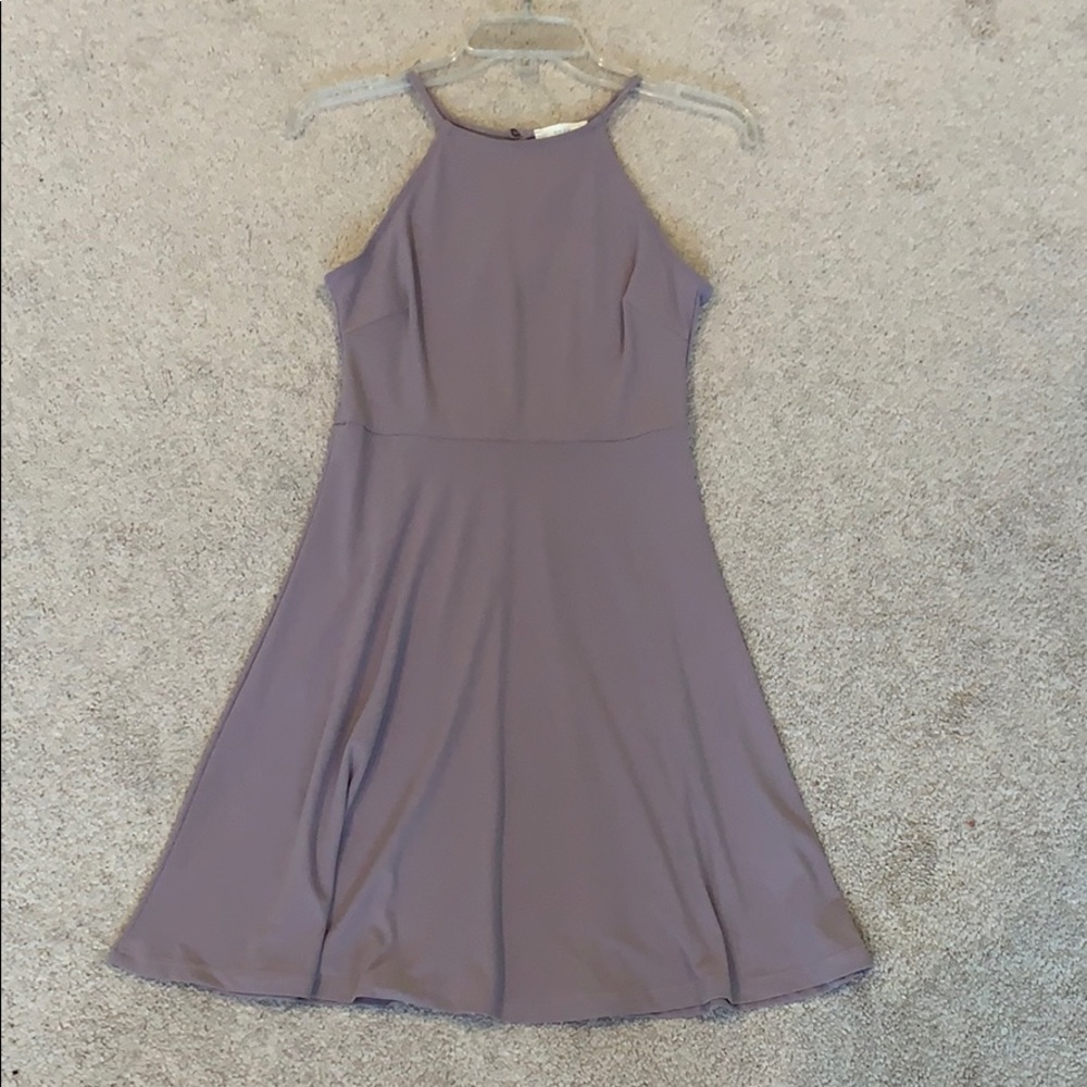 Relaxed Fit Mauve Dress